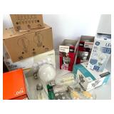 Assorted LED and Incandescent Light Bulb Collection, Various Brands and Wattages