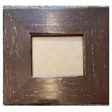 Set of 3 Rustic Square Wooden Picture Frames