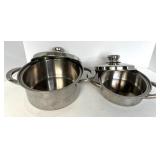 Saveur International Stainless Steel Cookware Set with Fry Pans and Pots - See all photos