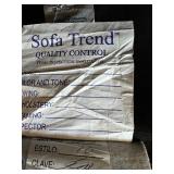 Sofa Trend Brown Upholstered Armchair with Cushion