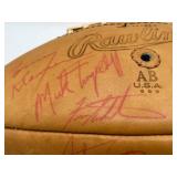Vintage Minnesota Vikings Team Autographed Football - Fran Tarkenton, Ron Yary, Mick Tingelhoff, Tommy Kramer, Sammy White, James White and More! Vintage Minnesota Vikings Team Autographed Football - Fran Tarkenton, Ron Yary, Mick Tingelhoff, Tommy Kramer, Sammy White, James White and More!