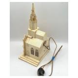 1940 Raylite Electric Corp. Lighted Musical Christmas Church 1940 Raylite Electric Corp. Lighted Musical Christmas Church