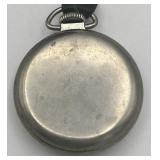 Vintage Jerger "Busy Boy" German Metal Alarm Clock & Westclox Scotty Wind Up Pocket Watch Vintage Jerger "Busy Boy" German Metal Alarm Clock & Westclox Scotty Wind Up Pocket Watch