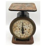 Antique 9" Columbia Family Scale (Landers Frary & Clark) 24 lbs. in Working Condition Antique 9" Columbia Family Scale (Landers Frary & Clark) 24 lbs. in Working Condition