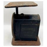 Antique 9" Columbia Family Scale (Landers Frary & Clark) 24 lbs. in Working Condition Antique 9" Columbia Family Scale (Landers Frary & Clark) 24 lbs. in Working Condition