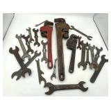 Vintage Wrench Lot Vintage Wrench Lot