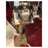 Vintage General (Milwaukee, WI) Bench Grinder with Craftsman Motor in Working Condition Vintage General (Milwaukee, WI) Bench Grinder with Craftsman Motor in Working Condition