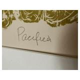 RARE Vintage Original Signed and Numbered DAVID WEIDMAN "Pacifica" Silkscreen Print (Ed. 250) (32.25" x 44.25" Frame) RARE Vintage Original Signed and Numbered DAVID WEIDMAN "Pacifica" Silkscreen Print (Ed. 250) (32.25" x 44.25" Frame)