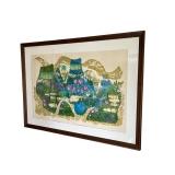 RARE Vintage Original Signed and Numbered DAVID WEIDMAN "Pacifica" Silkscreen Print (Ed. 250) (32.25" x 44.25" Frame) RARE Vintage Original Signed and Numbered DAVID WEIDMAN "Pacifica" Silkscreen Print (Ed. 250) (32.25" x 44.25" Frame)