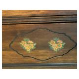 Antique Solid Wood Rolling Dresser (34" W x 33.5" T x 18.5" D) - READ DESCRIPTION Antique Solid Wood Rolling Dresser (34" W x 33.5" T x 18.5" D) - READ DESCRIPTION