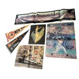 Vintage Posters & Pennants - New York Yankees, 1987 World Series Twins, 1994 Indianapolis 500, and More Vintage Posters & Pennants - New York Yankees, 1987 World Series Twins, 1994 Indianapolis 500, and More