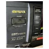 Vintage PIONEER Stereo Double Cassette Deck (CT-W504R) & AIWA Digital Audio System (AV-X220) Vintage PIONEER Stereo Double Cassette Deck (CT-W504R) & AIWA Digital Audio System (AV-X220)