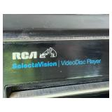 RARE Vintage RCA SelectaVision CED VideoDisc Player (Model SFT 100 W) with Movies - Star Wars, Rocky, and More! RARE Vintage RCA SelectaVision CED VideoDisc Player (Model SFT 100 W) with Movies - Star Wars, Rocky, and More!