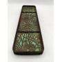RARE Antique Tiffany Studios (New York, NY) "Pine Needle" Bronze and Slag Glass Pen Tray (Stamped 1004)