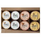 Gelato Festival | 1 Case - 8 pints, 4 flavors- From Coffee Cookie Crumbles to Salted Caramel Chocolate Chip