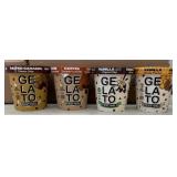 Gelato Festival | 1 Case - 8 pints, 4 flavors- From Coffee Cookie Crumbles to Salted Caramel Chocolate Chip