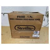 Sterilite Wide 4 Drawer Cross-Weave Tower Cement Sterilite Wide 4 Drawer Cross-Weave Tower Cement