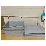 Sterilite Wide 4 Drawer Cross-Weave Tower Cement Sterilite Wide 4 Drawer Cross-Weave Tower Cement