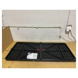 Mainstays 4 Foot Fold-in-Half Adjustable Folding Table Mainstays 4 Foot Fold-in-Half Adjustable Folding Table