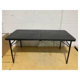 Mainstays 4 Foot Fold-in-Half Adjustable Folding Table Mainstays 4 Foot Fold-in-Half Adjustable Folding Table