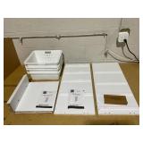 Your Zone Kids Sliding Bin Organizer with 4 Storage Bins Your Zone Kids Sliding Bin Organizer with 4 Storage Bins