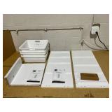 Your Zone Kids Sliding Bin Organizer with 4 Storage Bins Your Zone Kids Sliding Bin Organizer with 4 Storage Bins