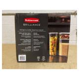 8PCS Rubbermaid Brilliance Pantry Food Storage Container Set 8PCS Rubbermaid Brilliance Pantry Food Storage Container Set