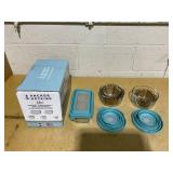 14PCS Anchor Hocking Glass Round Food Storage Set 14PCS Anchor Hocking Glass Round Food Storage Set