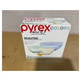 6PCS Pyrex Colors Sculpted, Tinted Dreams Mixing Bowl Set 6PCS Pyrex Colors Sculpted, Tinted Dreams Mixing Bowl Set