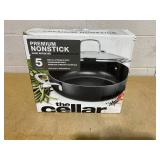 The Cellar Stainless Steel 5-Qt. Covered Everyday Pan The Cellar Stainless Steel 5-Qt. Covered Everyday Pan