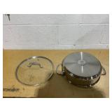 The Cellar Stainless Steel 5-Qt. Covered Everyday Pan The Cellar Stainless Steel 5-Qt. Covered Everyday Pan