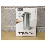 Simplehuman 14 oz. Touch-Free Rechargeable Sensor Liquid Soap Pump Dispenser Simplehuman 14 oz. Touch-Free Rechargeable Sensor Liquid Soap Pump Dispenser