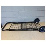 Mainstays Metal 1 Compartment Rolling Metal Shopping / Utility Cart Mainstays Metal 1 Compartment Rolling Metal Shopping / Utility Cart