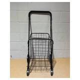 Mainstays Metal 1 Compartment Rolling Metal Shopping / Utility Cart Mainstays Metal 1 Compartment Rolling Metal Shopping / Utility Cart