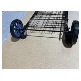 Mainstays Metal 1 Compartment Rolling Metal Shopping / Utility Cart Mainstays Metal 1 Compartment Rolling Metal Shopping / Utility Cart