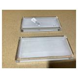 LOT OF 2 Jonathan Alder Hollywood Tray LOT OF 2 Jonathan Alder Hollywood Tray