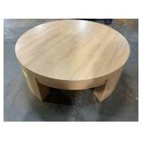 Beautiful Mod Round 40 Inch Coffee Table by Drew Barrymore Beautiful Mod Round 40 Inch Coffee Table by Drew Barrymore
