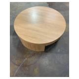 Beautiful Mod Round 40 Inch Coffee Table by Drew Barrymore Beautiful Mod Round 40 Inch Coffee Table by Drew Barrymore