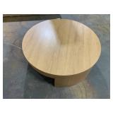 Beautiful Mod Round 40 Inch Coffee Table by Drew Barrymore Beautiful Mod Round 40 Inch Coffee Table by Drew Barrymore