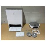 ECOVACS DEEBOT T20 Omni Robot Vacuum and Mop, Hot Water Mop Washing, Auto Hot Air-Drying, 9mm AutoMop Lifting,Dual Spinning Mops,Self-Emptying, ECOVACS DEEBOT T20 Omni Robot Vacuum and Mop, Hot Water Mop Washing, Auto Hot Air-Drying, 9mm AutoMop Lifting,Dual Spinning Mops,Self-Emptying,