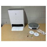 ECOVACS DEEBOT T20 Omni Robot Vacuum and Mop, Hot Water Mop Washing, Auto Hot Air-Drying, 9mm AutoMop Lifting,Dual Spinning Mops,Self-Emptying, ECOVACS DEEBOT T20 Omni Robot Vacuum and Mop, Hot Water Mop Washing, Auto Hot Air-Drying, 9mm AutoMop Lifting,Dual Spinning Mops,Self-Emptying,
