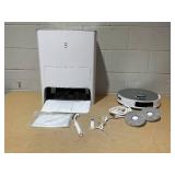 ECOVACS DEEBOT T20 Omni Robot Vacuum and Mop, Hot Water Mop Washing, Auto Hot Air-Drying, 9mm AutoMop Lifting,Dual Spinning Mops,Self-Emptying, ECOVACS DEEBOT T20 Omni Robot Vacuum and Mop, Hot Water Mop Washing, Auto Hot Air-Drying, 9mm AutoMop Lifting,Dual Spinning Mops,Self-Emptying,
