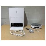 ECOVACS DEEBOT T20 Omni Robot Vacuum and Mop, Hot Water Mop Washing, Auto Hot Air-Drying, 9mm AutoMop Lifting,Dual Spinning Mops,Self-Emptying, ECOVACS DEEBOT T20 Omni Robot Vacuum and Mop, Hot Water Mop Washing, Auto Hot Air-Drying, 9mm AutoMop Lifting,Dual Spinning Mops,Self-Emptying,