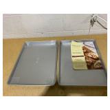 LOT OF 2 Anolon Aluminized Steel Half Sheet Pan Set LOT OF 2 Anolon Aluminized Steel Half Sheet Pan Set