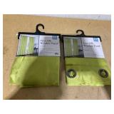LOT OF 2 Kate Aurora Artisan Lightweight Transparent Faux Silk Sheer Grommet Single Curtain Panel LOT OF 2 Kate Aurora Artisan Lightweight Transparent Faux Silk Sheer Grommet Single Curtain Panel