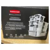 20PCS Rubbermaid Brilliance Container Set 20PCS Rubbermaid Brilliance Container Set