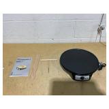 Elite Cuisine 12" Crepe Maker and Griddle Ecp-126 Elite Cuisine 12" Crepe Maker and Griddle Ecp-126