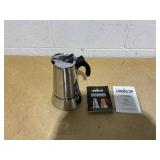 THE LONDON SIP 10 Cup Stainless Steel Espresso Maker THE LONDON SIP 10 Cup Stainless Steel Espresso Maker