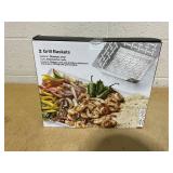 2PCS The Cellar Set of Grill Baskets 2PCS The Cellar Set of Grill Baskets