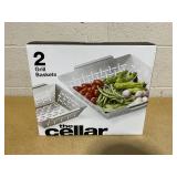 2PCS The Cellar Set of Grill Baskets 2PCS The Cellar Set of Grill Baskets